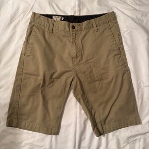 Men's Tan/Khaki Volcom Shorts